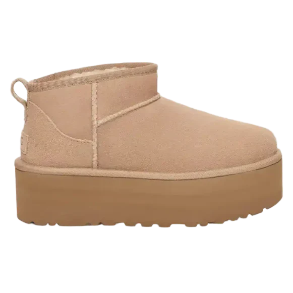 UGG Classic Ultra Mini Platform Boot Damen Sand