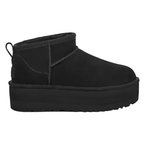 UGG Classic Ultra Mini Platform Boot Damen Schwarz