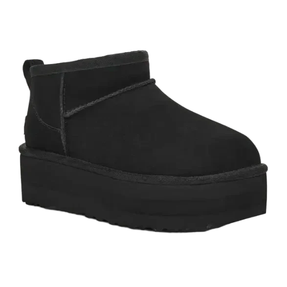 UGG Classic Ultra Mini Platform Boot Damen Schwarz