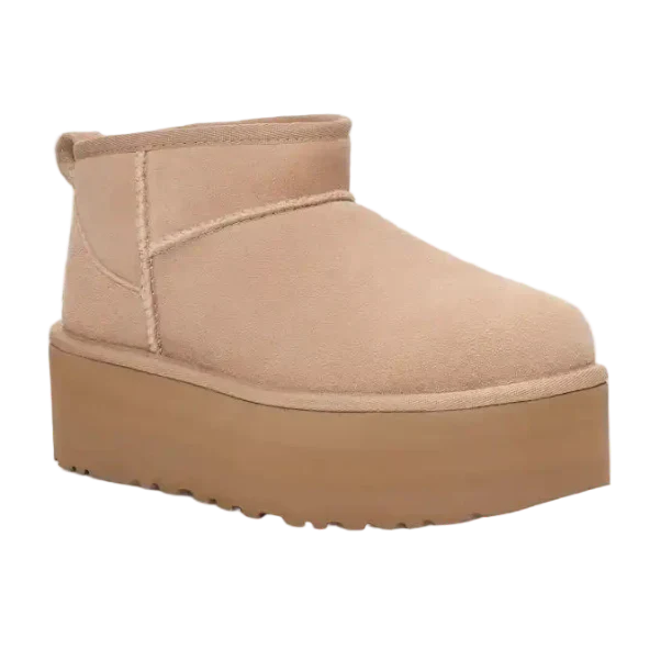 UGG Classic Ultra Mini Platform Boot Damen Sand